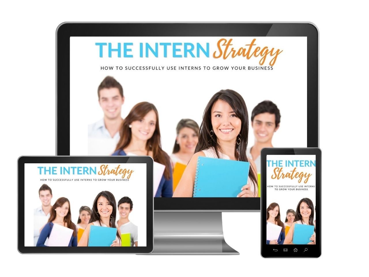 Grouping of course images for how bloggers can use interns