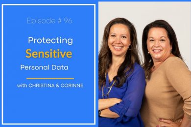 CHRISTINA AND CORINNE PROTECTING SENSITIVE PERSNAL DATA